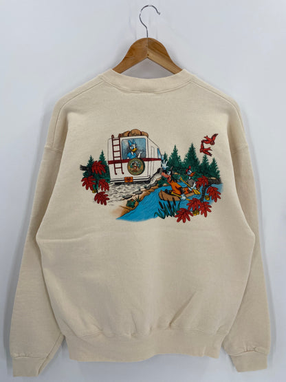 90’s Disney FORT WILDERNESS RESORT Made in USA Size XL Vintage Sweat-shirt / 6609