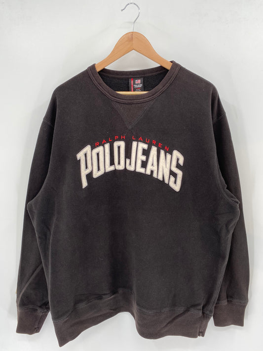 VINTAGE POLO JEANS RALPH LAUREN Size XL Sweat-Shirt / K3609