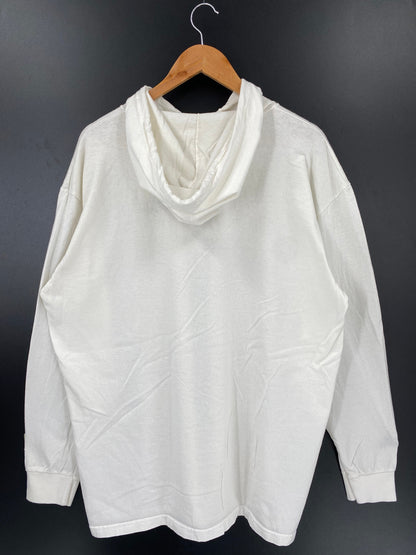 .90’s ADIDAS Made in USA Size XXL Vintage Long sleeve Hoodie T-shirt / E5414T