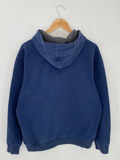 00' NIKE Mini Swoosh  Size M Vintage Zip-up Hoodie Sweat-shirt / 6233