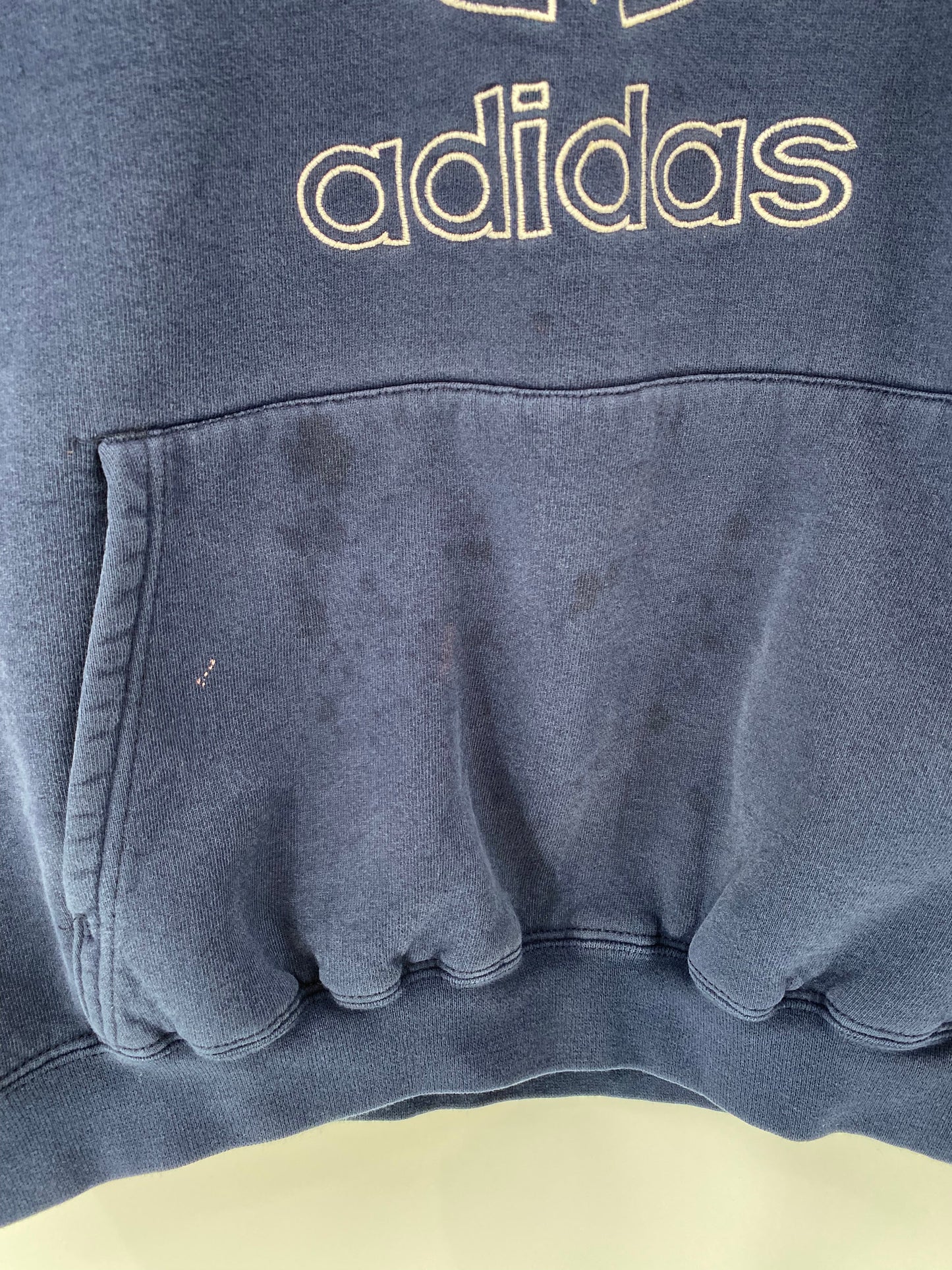 90's ADIDAS Made in USA Size XL Vintage Hoodie Sweat-Shirt / K9594