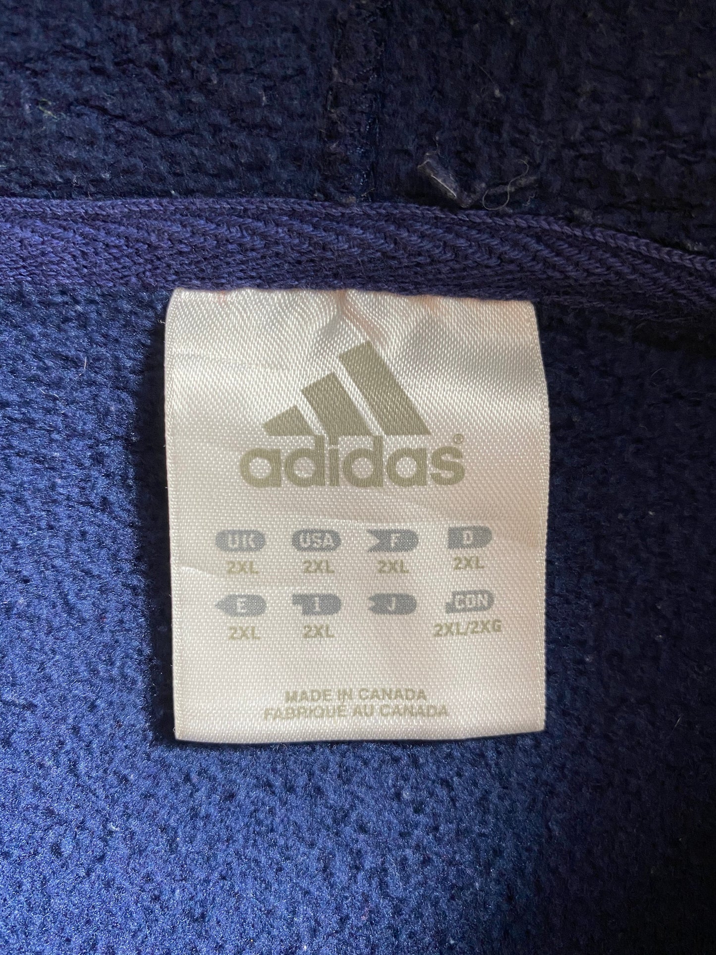 00’ ADIDAS Size XXL Vintage Hoodie Sweat-shirt / K6791