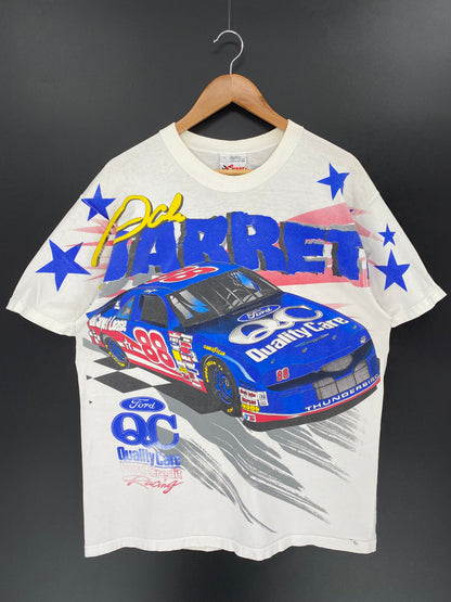 90’s DALE JARRETT Made in USA Size L Vintage Racing T-shirt / 9403