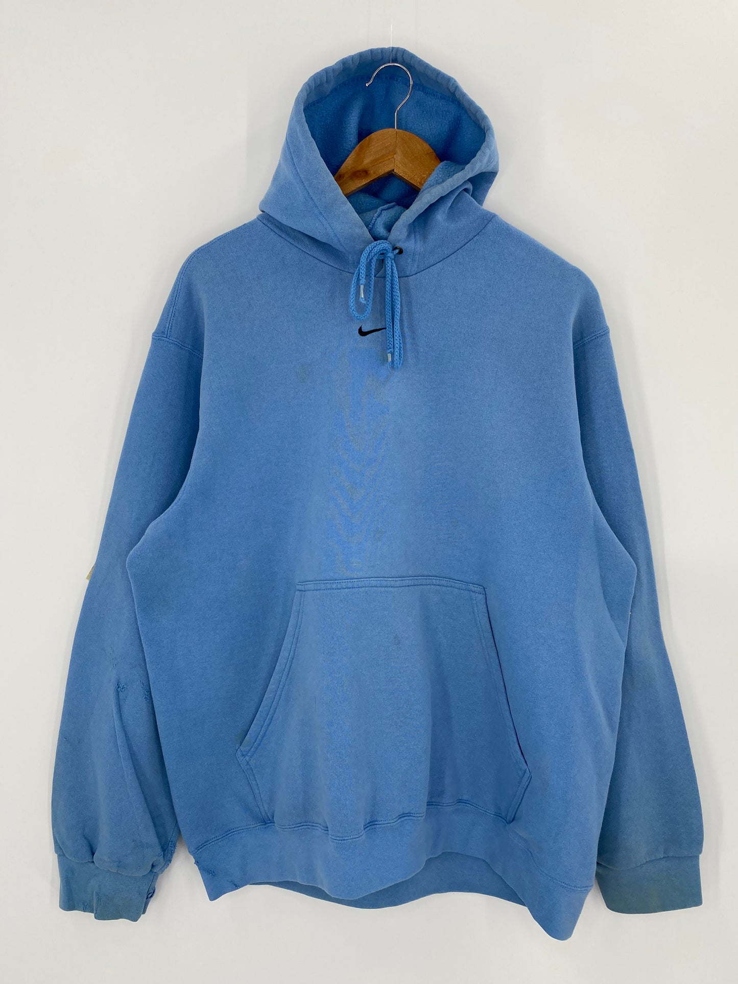 90’s NIKE Center Swoosh Size L Vintage Hoodie Sweat-shirt / 8456