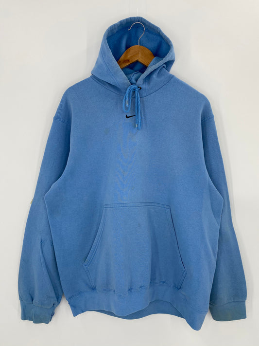90’s NIKE Center Swoosh Size L Vintage Hoodie Sweat-shirt / 8456