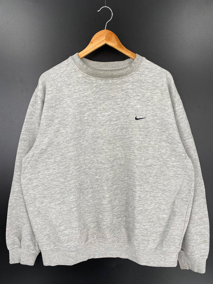 00' NIKE MINI SWOOSH Size L Vintage Sweat-shirt / K2285