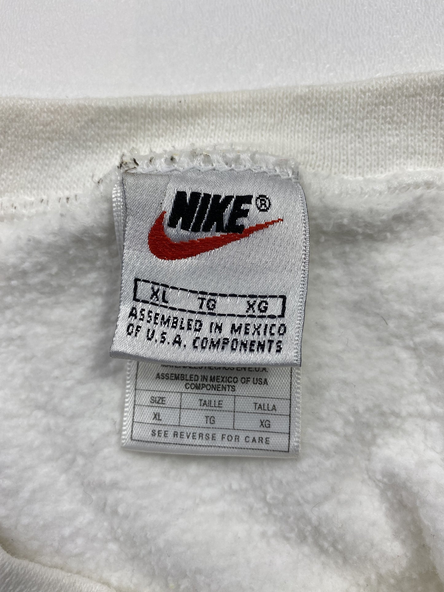 90’s NIKE MINI SWOOSH Size XL Vintage Sweat - Shirts / k5105