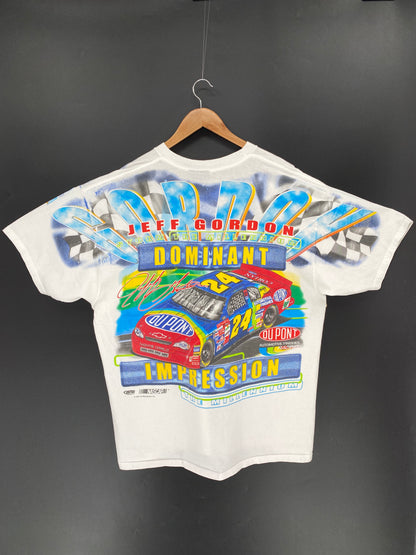 2000 NASCAR DU PONT JEFF GORDON  Size XL Vintage Racing T-shirt / 9405