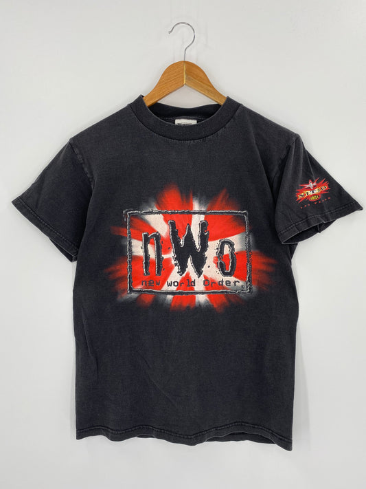 90’s NWO NEW WORLD ORDER Size S Vintage T-shirt / K8594