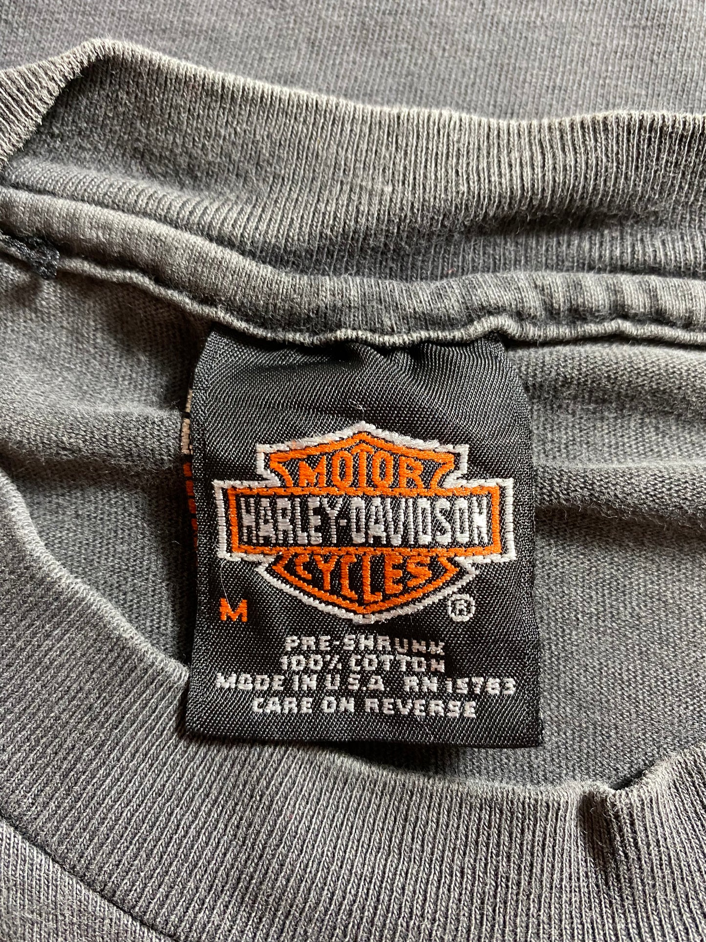 90’s HARLEY DAVIDSON Made in USA Size M Long sleeve T-shirt / K3611