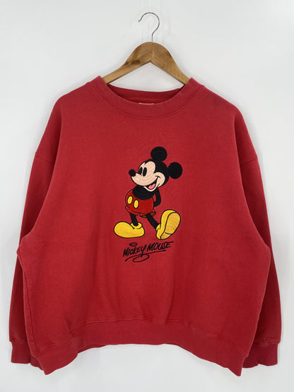 90’s DISNEY MICKEY Size XL Vintage Sweat-shirt / k6133