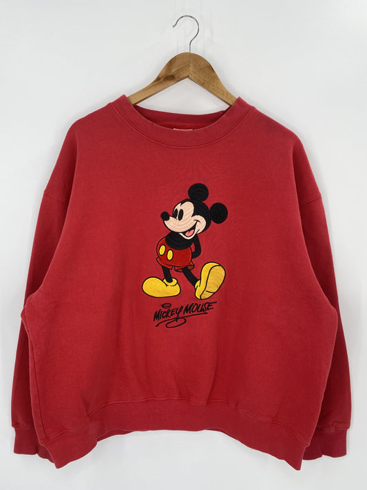 90’s DISNEY MICKEY Size XL Vintage Sweat-shirt / k6133