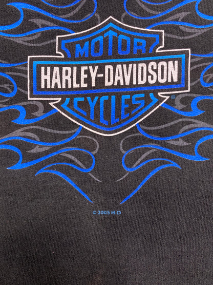 2005 Harley Davidson TENNESSEE Size Approx.XXL-3XL Vintage Sweat-Shirt / 5680