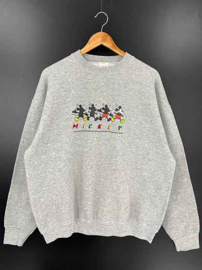 90’s DISNEY MICKEY Made in USA Size XL Vintage Sweat-shirt / K2295