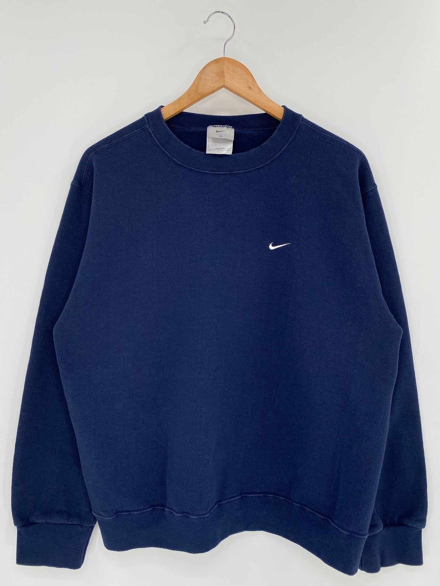 90’s NIKE MINI SWOOSH Made in USA Size M Vintage Sweat-shirt / 9583