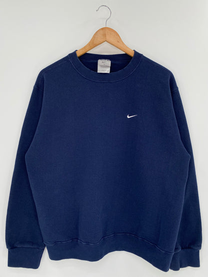 90’s NIKE MINI SWOOSH Made in USA Size M Vintage Sweat-shirt / 9583