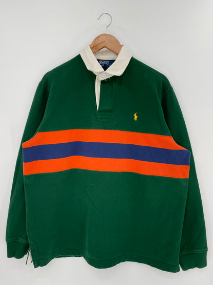 Vintage POLO RALPH LAUREN  Size L Rugby-Shirt / 9614