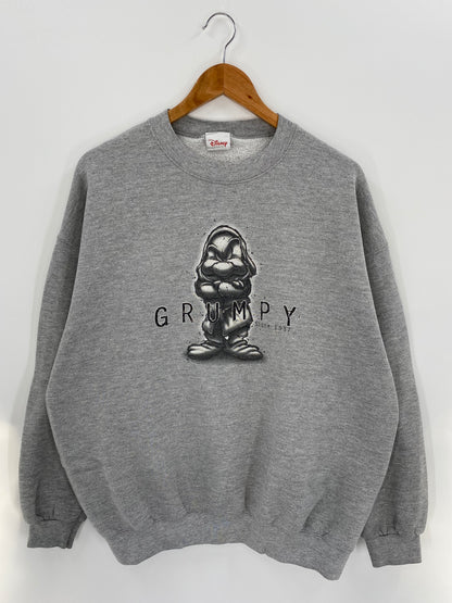 VINTAGE DISNEY GRUMPY Made in USA Size XL Sweat-shirt / K3332