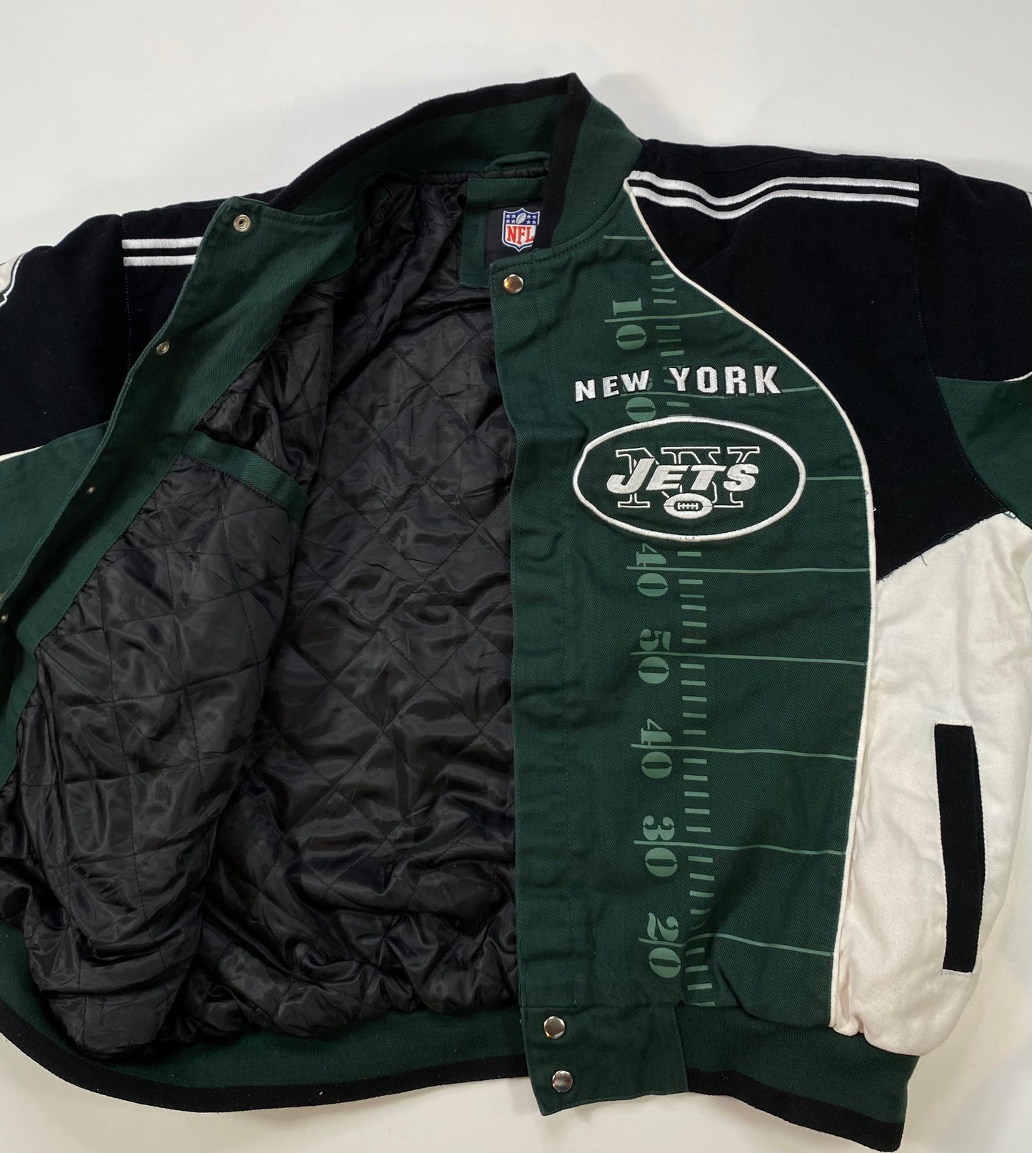 NFL NEW YORK JETS Size XL Vintage NFL Jacket / 6174