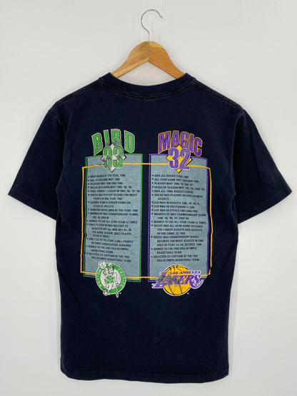1992 Barcelona Olympic BIRD & MAGIC USA National Team Made in USA Size M Vintage NBA T-Shirts / 8183