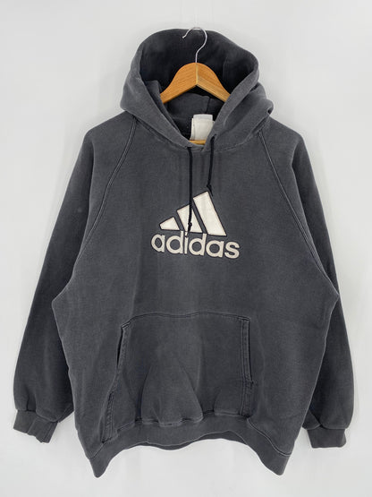 90’s ADIDAS Size L Vintage Hoodie Sweat-Shirts / A6798