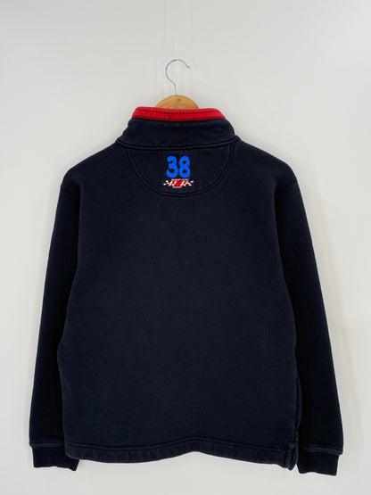 00' M&M’S Size S Vintage Half-zip Racing Sweat-shirt / 7558