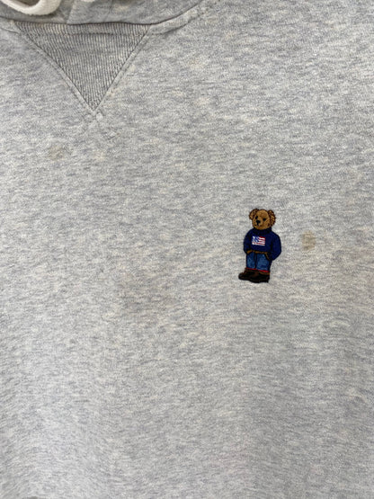 Vintage POLO BEAR RALPH LAUREN Size L Hoodie Sweat-shirt / K6602