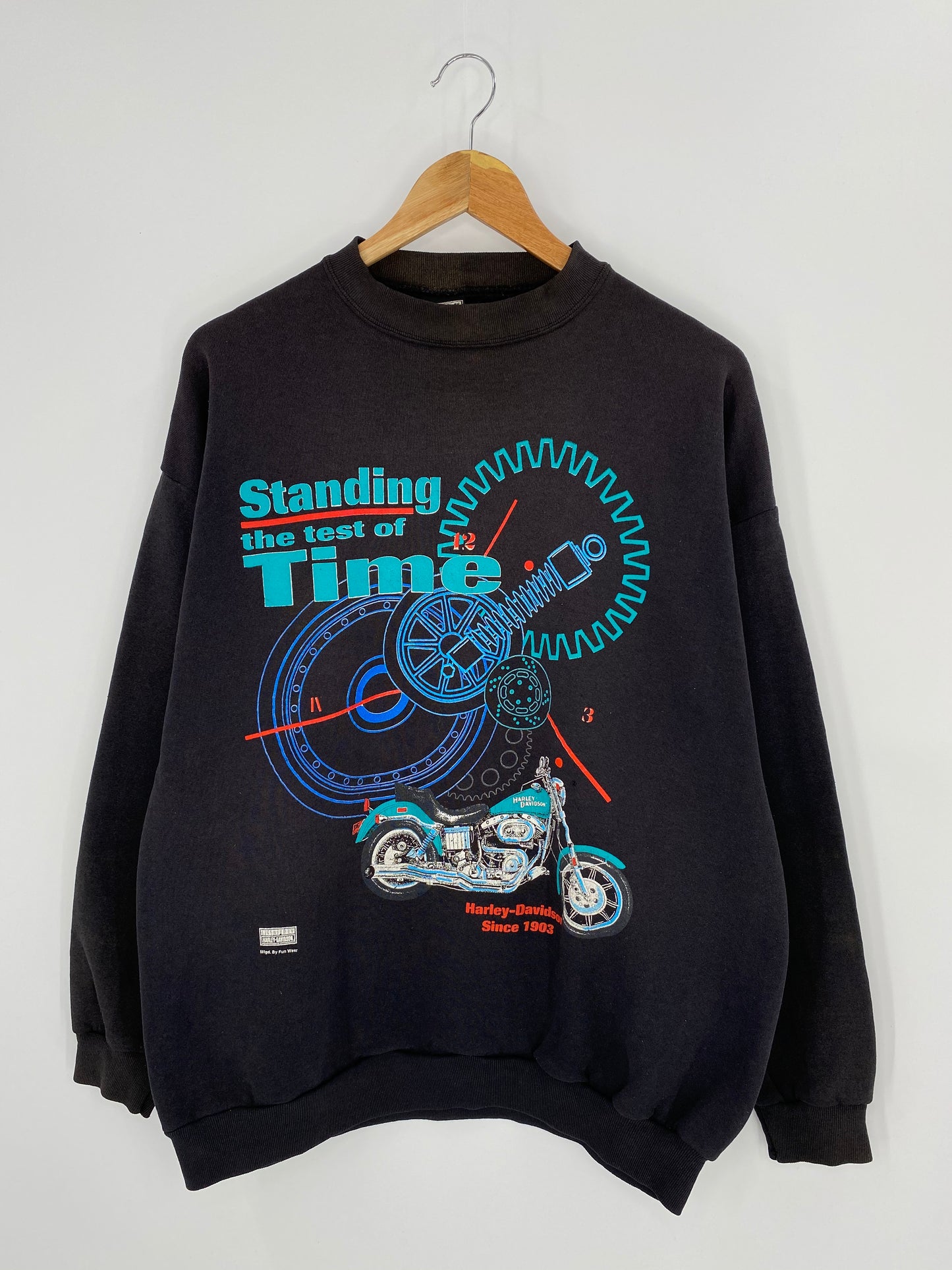 90’s HARLEY DAVIDSON Made in USA Size XL Vintage Sweat-shirt / 7513