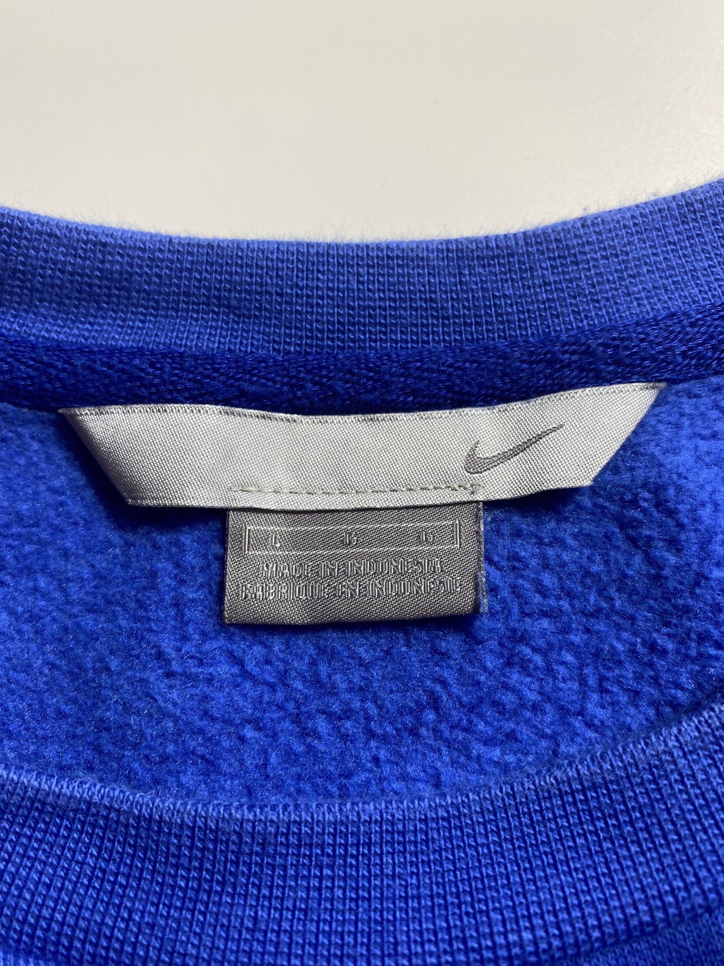 00' NIKE MINI SWOOSH Size L Vintage Sweat-shirt / K385