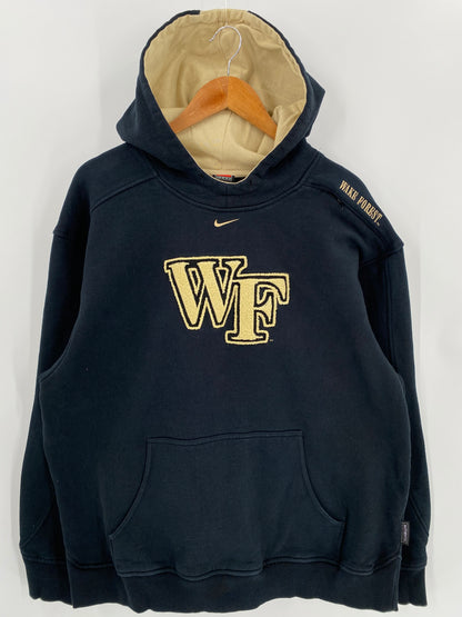 00' NIKE WAKE FOREST Size L Vintage Hoodie Sweat-shirt / 6600