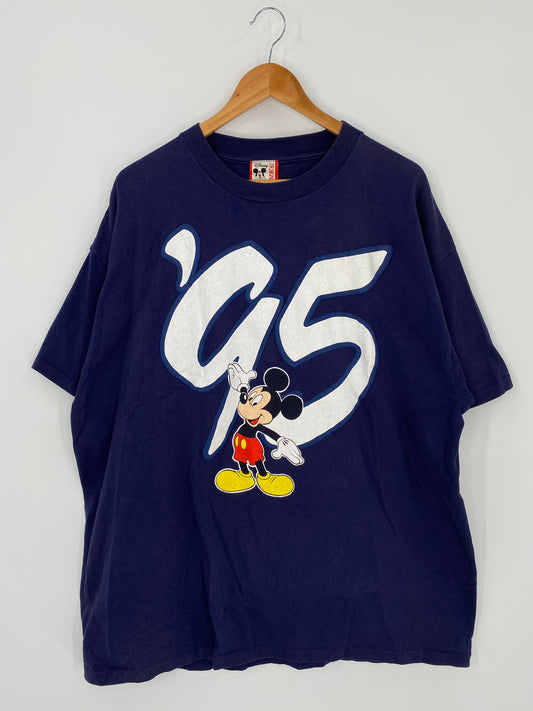 90's DISNEY MICKEY MOUSE Made in USA Size L-XL Vintage T- Shirt / A2251
