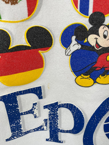 90's DISNEY MICKEY EPCOT Made in USA Size L Vintage Sweat-shirt / A5654