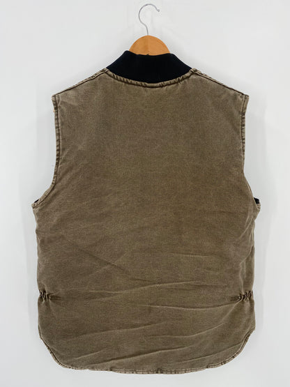 Vintage CARHARTT Made in USA Size L Vest / k302