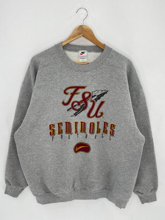 90’s NIKE SEMINOLES Made in USA Size L Vintage Sweat-shirt / 7526