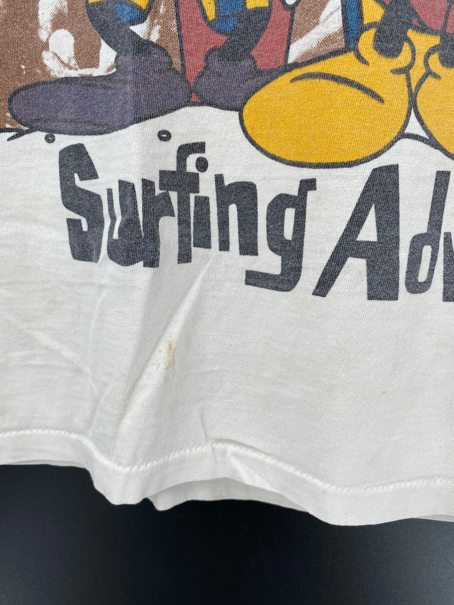 90’s DISNEY MICKEY Made in USA Size L Vintage T-Shirt /K14