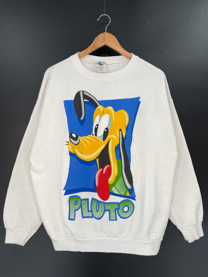 90's DISNEY PLUTO Size XL Vintage Sweat-shirt / A1663