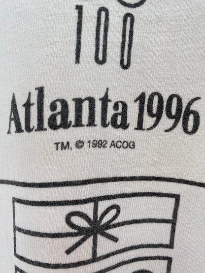 1996 ATLANTA OLYMPICS SIZE No tag (Approx.XL) Vintage T-Shirt / A2303