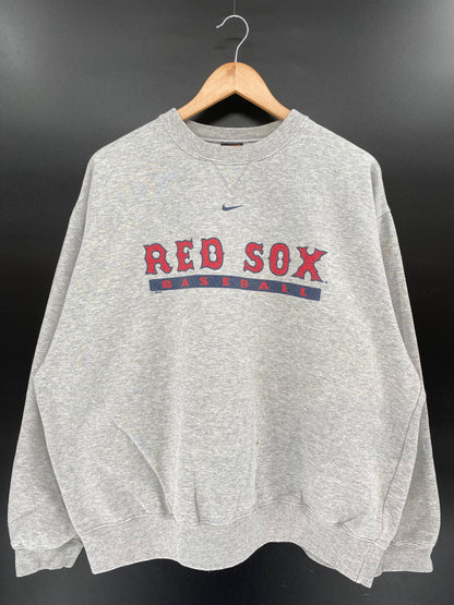 00' NIKE REDSOX Size XL Vintage MLB Sweat-Shirt / K3788