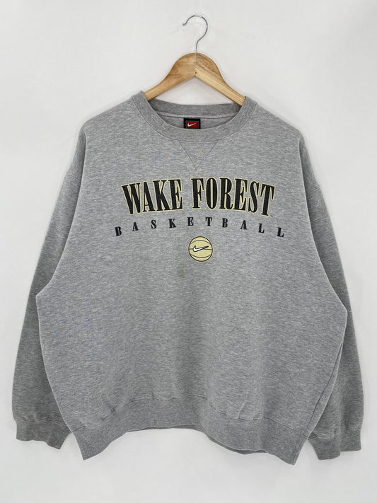 90’s NIKE Basketball Size XL Vintage Sweat-Shirt / K4891