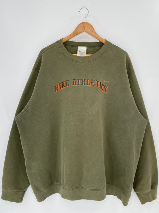 90’s NIKE ATHLETICS Made in USA Size XXL Vintage  Sweat-shirt / 9906