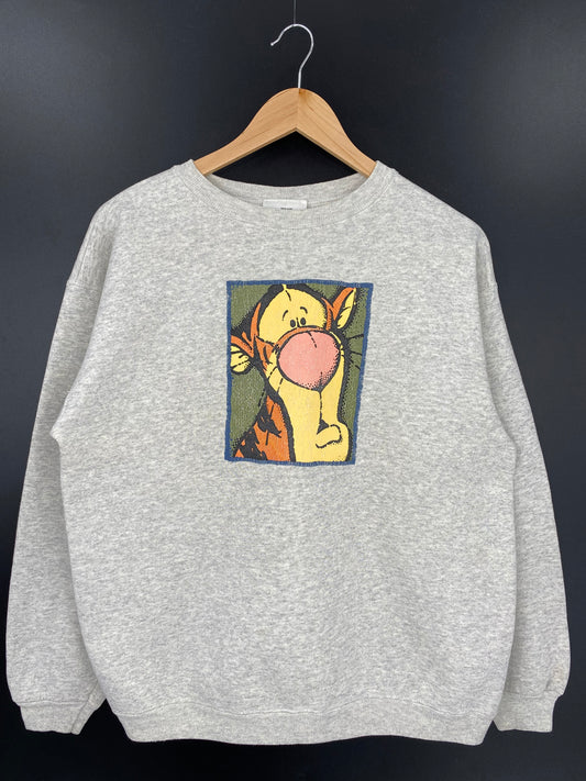 00' DISNEY TIGGER Made in USA Size M Vintage Sweat-shirt / K1731