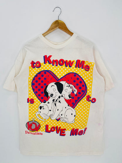 90’s DISNEY 101 DALMATIANS Size One Size (Approx. L) Vintage T-shirt / 6938