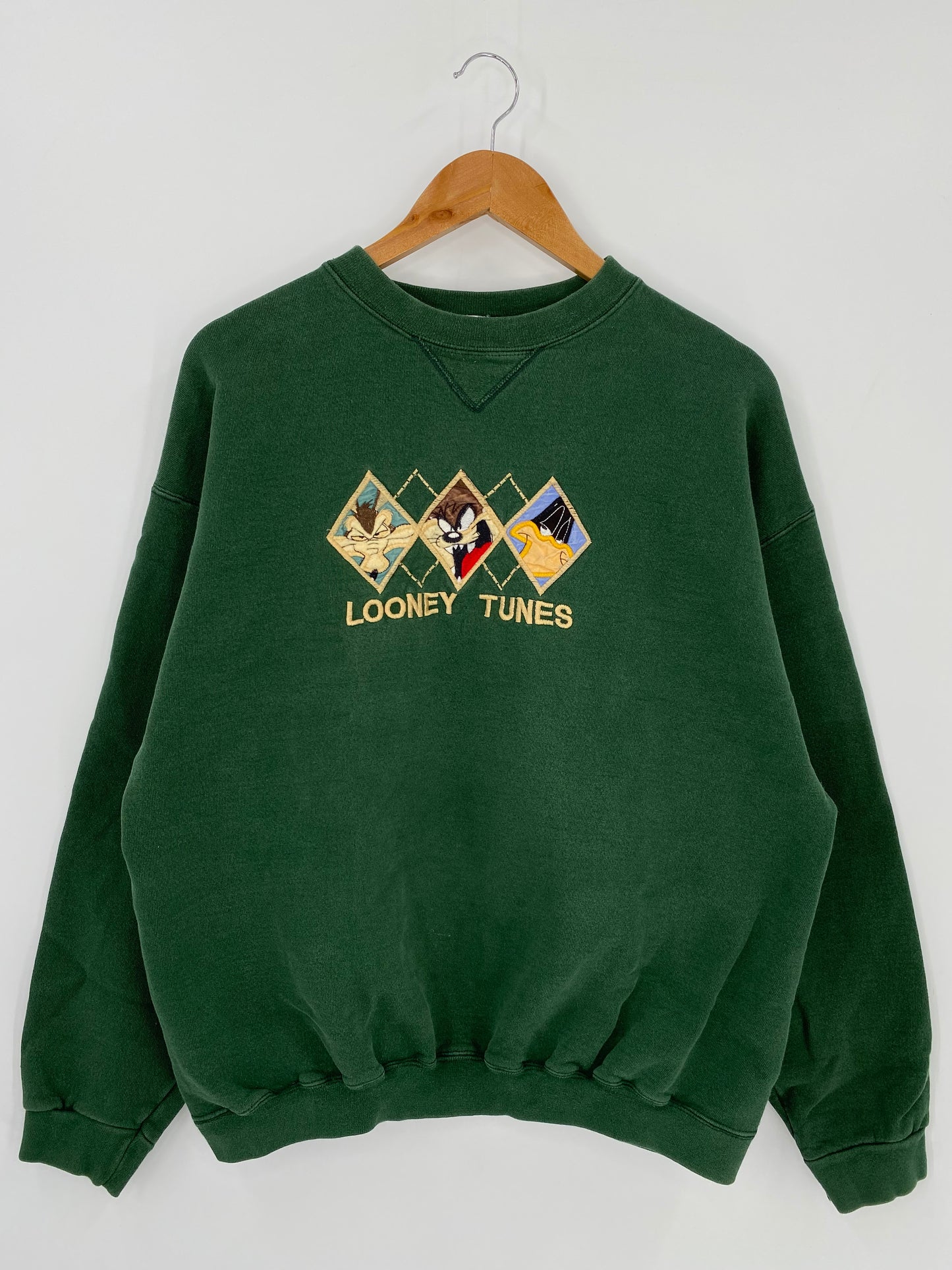 1996 LOONEY TUNES MADE IN USA Size L Vintage Sweat-shirt / K406