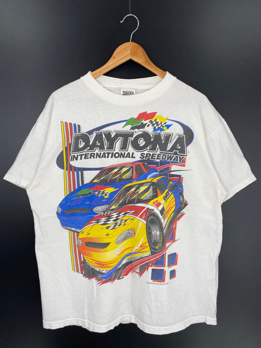 1999’ DAYTONA INTERNATIONAL SPEEDWAY Size XL Vintage Racing T-Shirt / K250