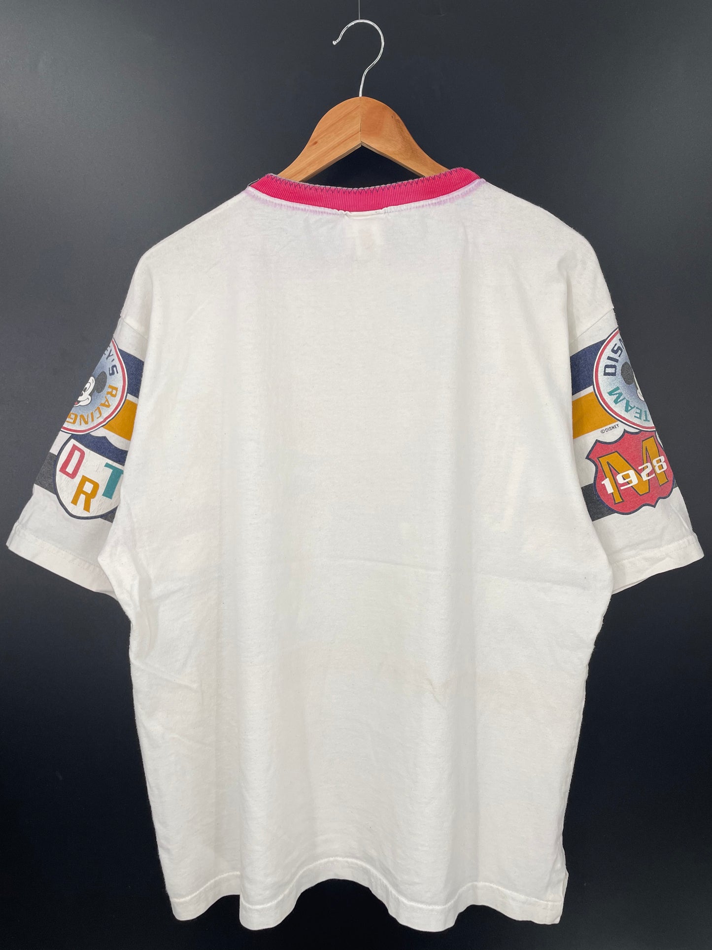 90's DISNEY TOUR THE WORLD Made in USA Size M Vintage T-Shirt  / k2775