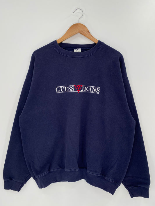 90’s GUESS JEANS Made in USA Size XL Vintage Sweat-Shirt / 9357