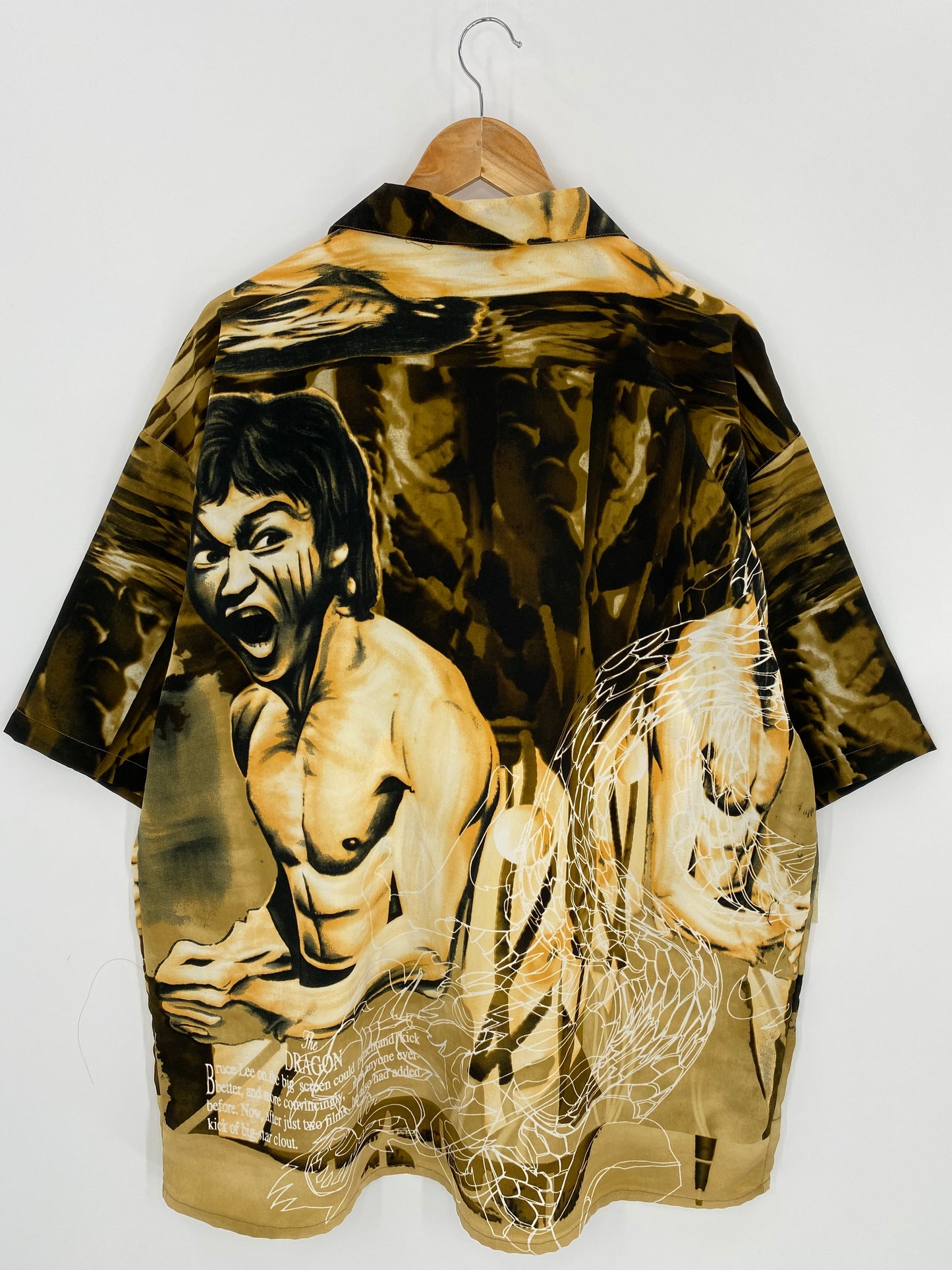 Vintage Bruce Lee Size XXL Button Down Shirt / 7023