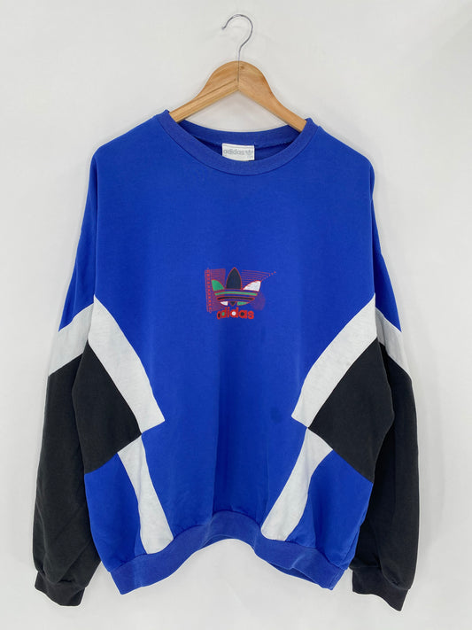 90’s ADIDAS Size XXL Vintage Sweat-Shirt / 5543