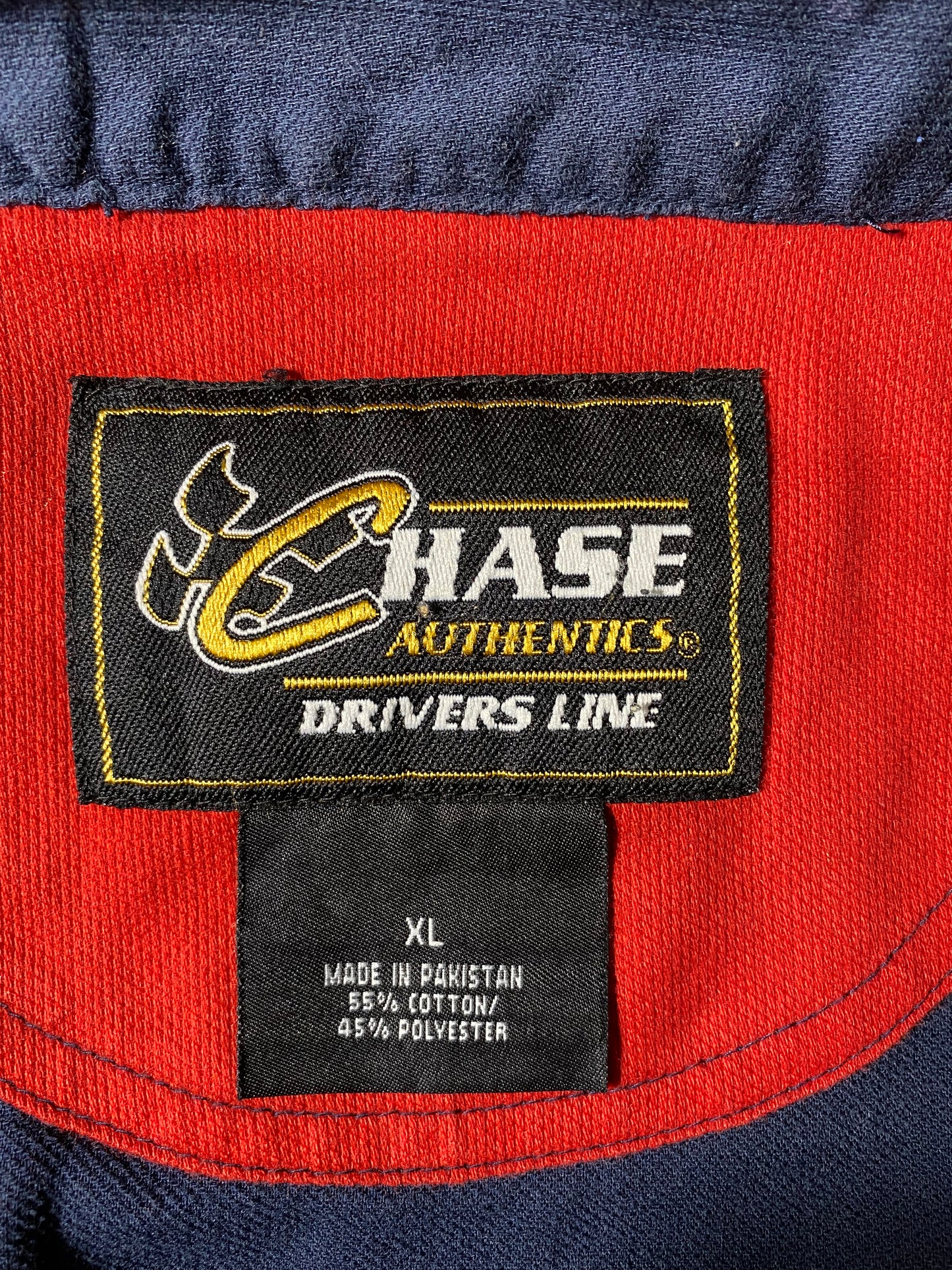 Vintage NASCAR RUSTY WALLACE MILLER LITE Size XL Racing Half Zip Short Sleeve-shirt / K3284