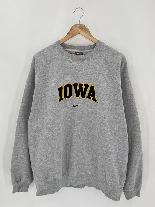 90’s NIKE IOWA Size XL Vintage Sweat-shirt / k5412